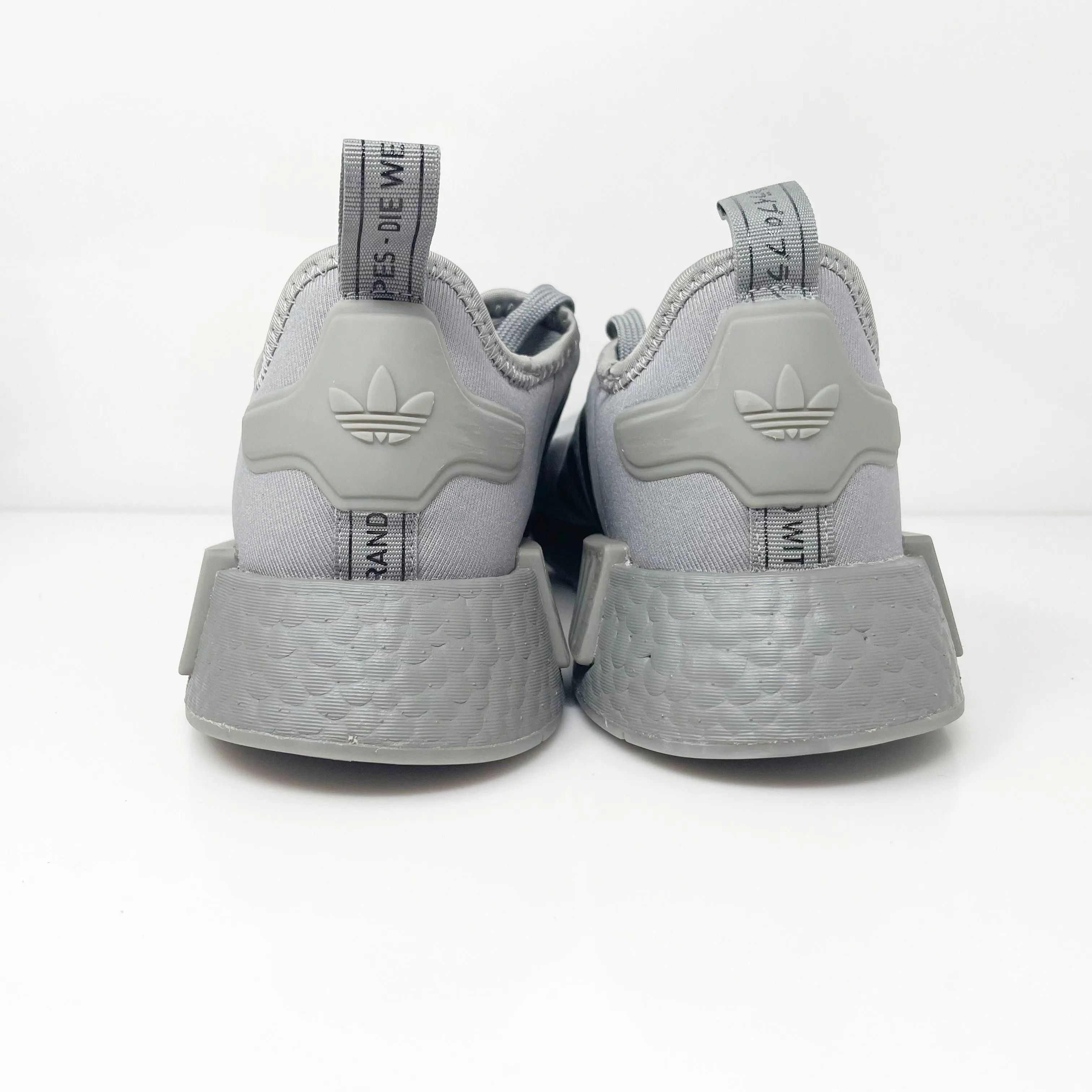 Adidas Boys NMD R1 HQ1661 Gray Running Shoes Sneakers Size 6.5