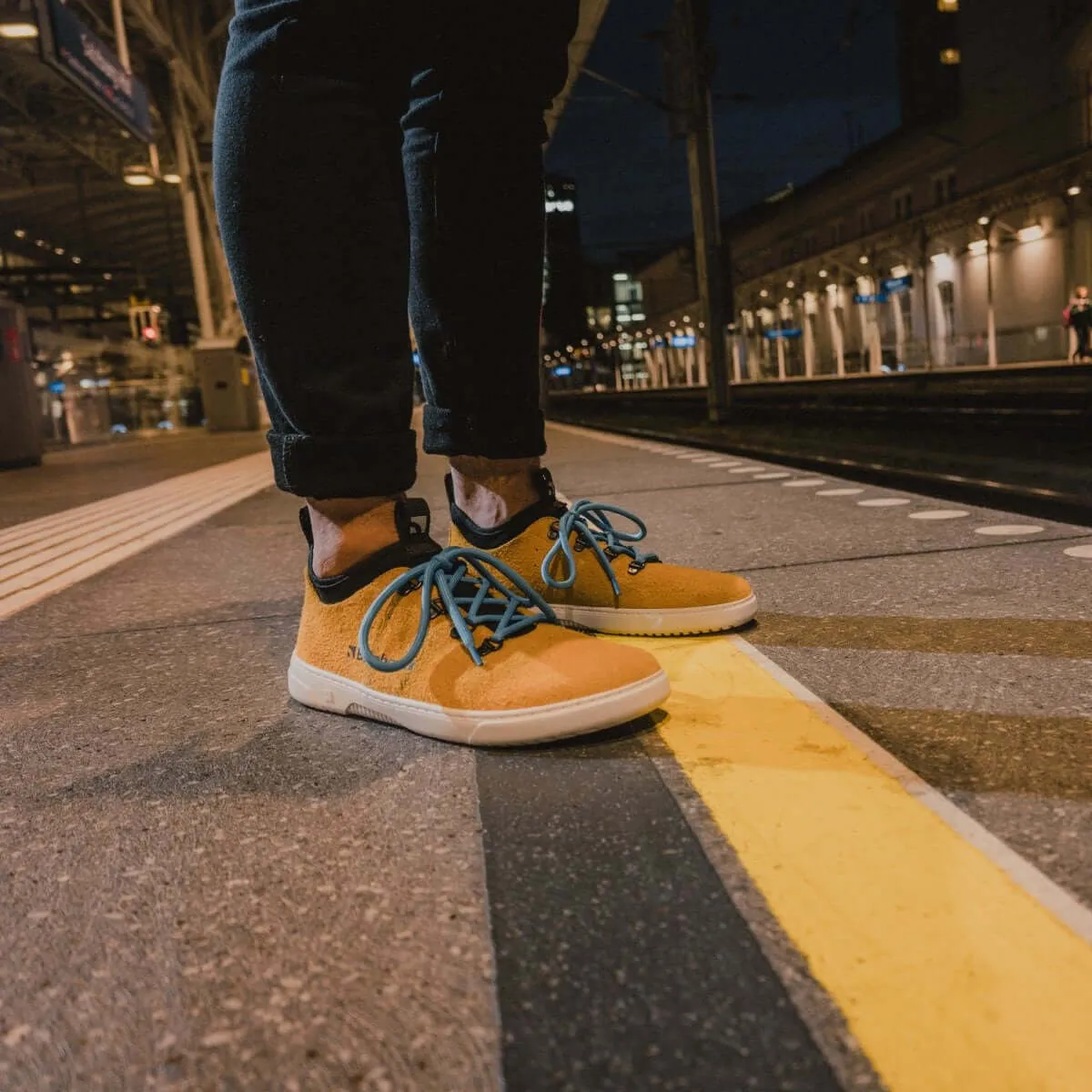 Barefoot Sneakers Barebarics Bronx - Mustard