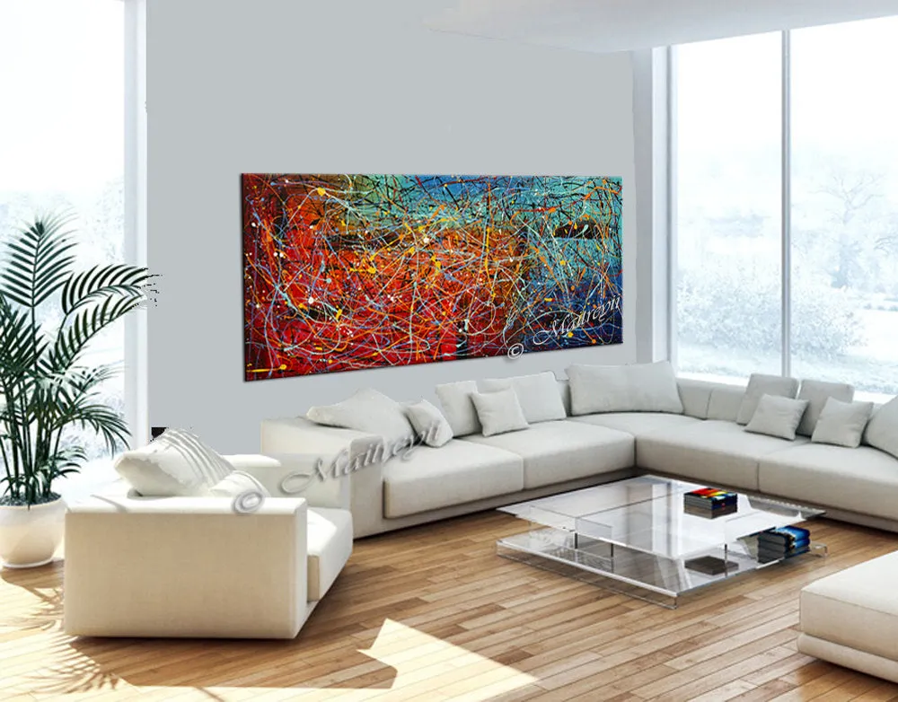 Contemporary Wall Art – Large Modern Art - Vintage Beauty 43