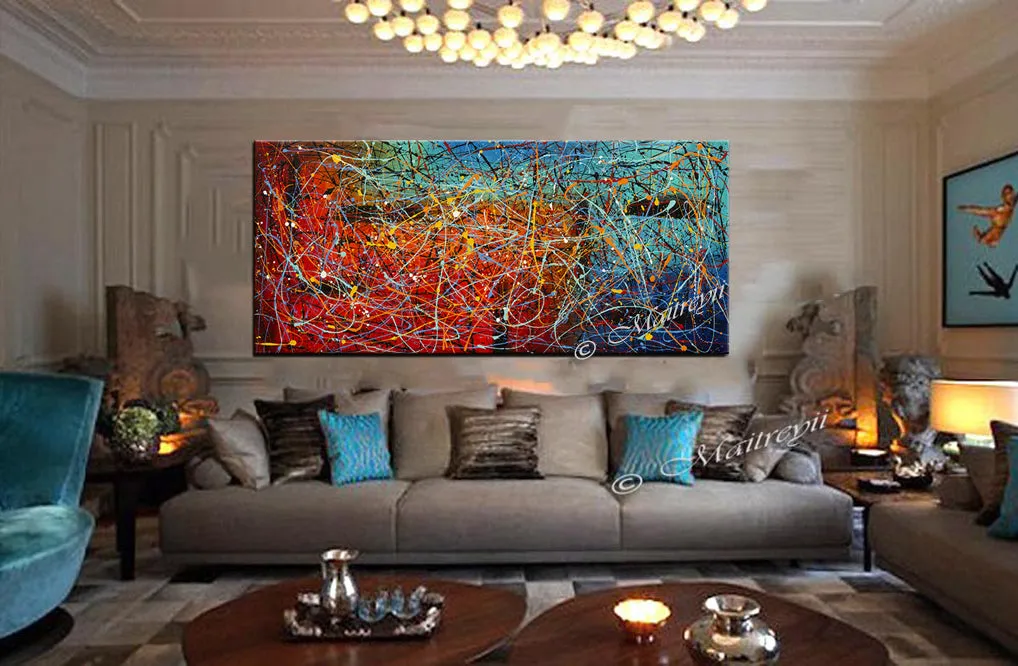 Contemporary Wall Art – Large Modern Art - Vintage Beauty 43