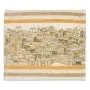 Embroidered Jerusalem Tallit Gold