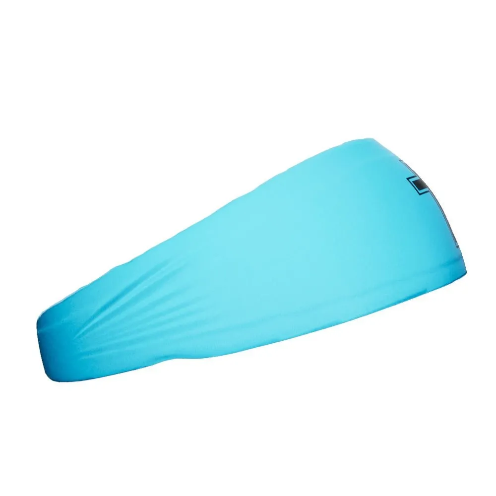 Faith Cross Light Blue Headband