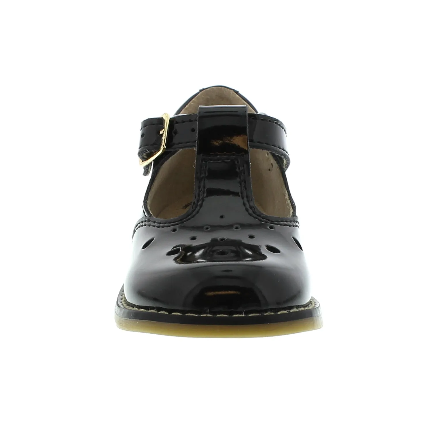 Harper Baby T-strap Dress Shoe - Black Patient