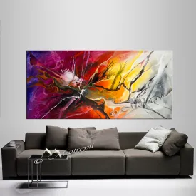 Large Modern Art Oil Painting on Canvas Modern Wall Art - Amazing Abstract 17