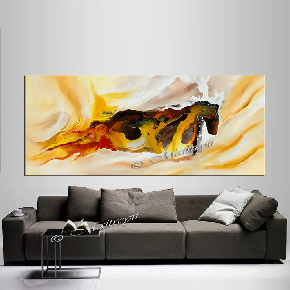 Large Modern Art Oil Painting on Canvas - Modern Wall Art Amazing Abstract 6