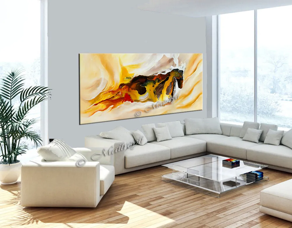 Large Modern Art Oil Painting on Canvas - Modern Wall Art Amazing Abstract 6