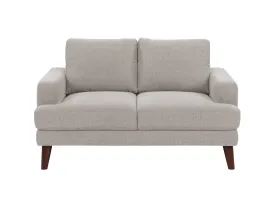 Light Grey Modern Loveseat