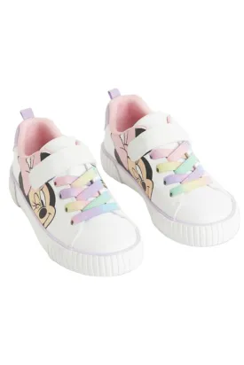 Minnie Mouse White Sneakers