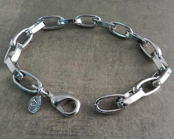 Modern Chrome Bracelet