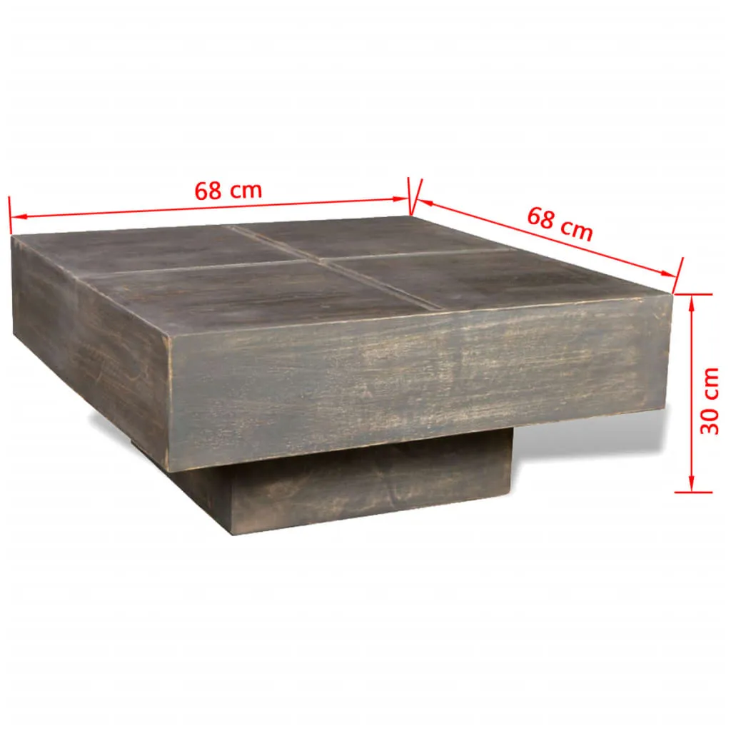 Modern Luxury Modern Dark Brown Coffee Table