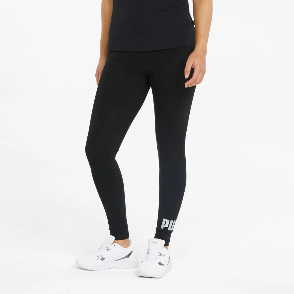 PUMA ESSENTIALS  METALLIC WOMEN'S LEGGING BLACK