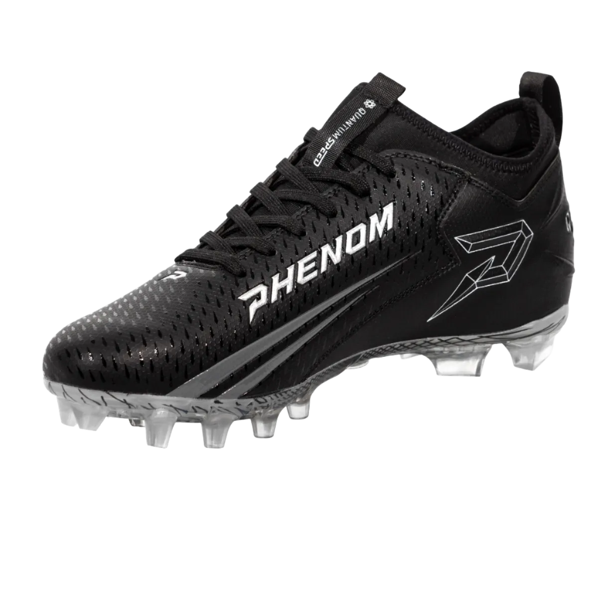 Quantum Speed: Football Cleats - Black - Team Colors