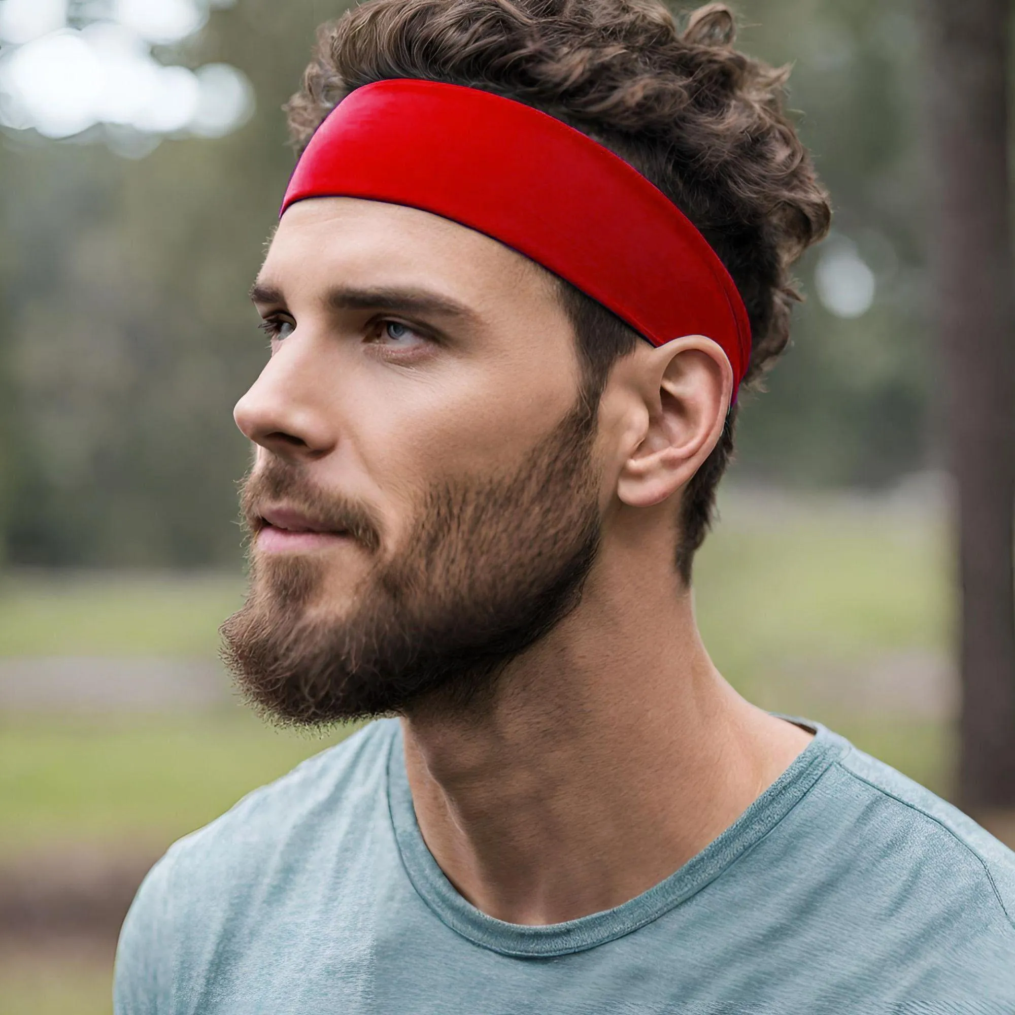 Red Cotton Headband