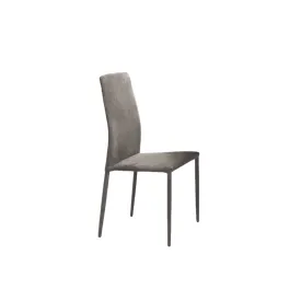 Renee Grey Suede Dining Chair