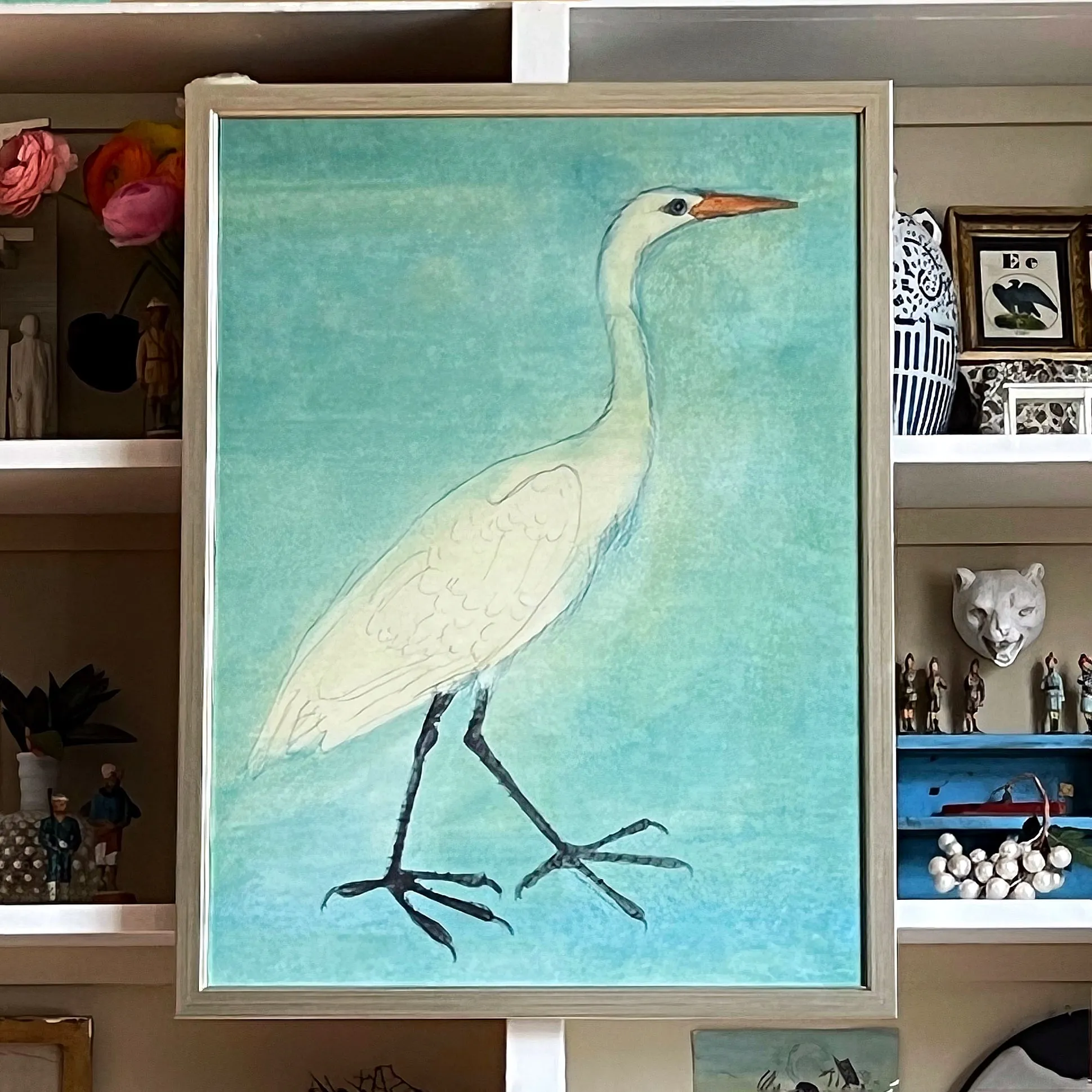 'White Egrets' -per piece