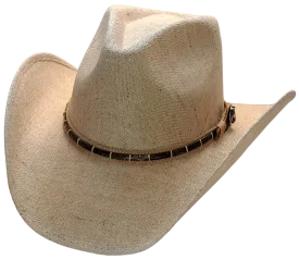 WINSTON Austin Jute Straw Cowboy Hat with Pinchfront Crown